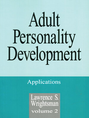 cover image of Adult Personality Development, Volume 1